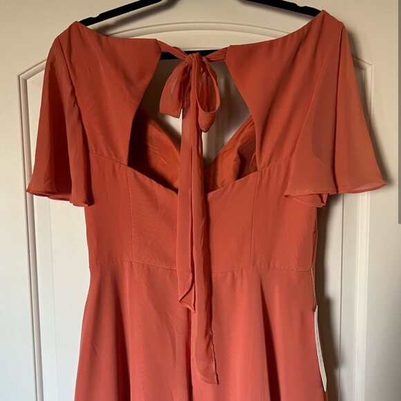 This is a Women's Azazie Coral dress. - Picture 2 of 6